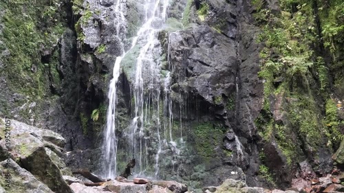 The idyllic Burgbachwasserfall in the Black Forest, Germany photo