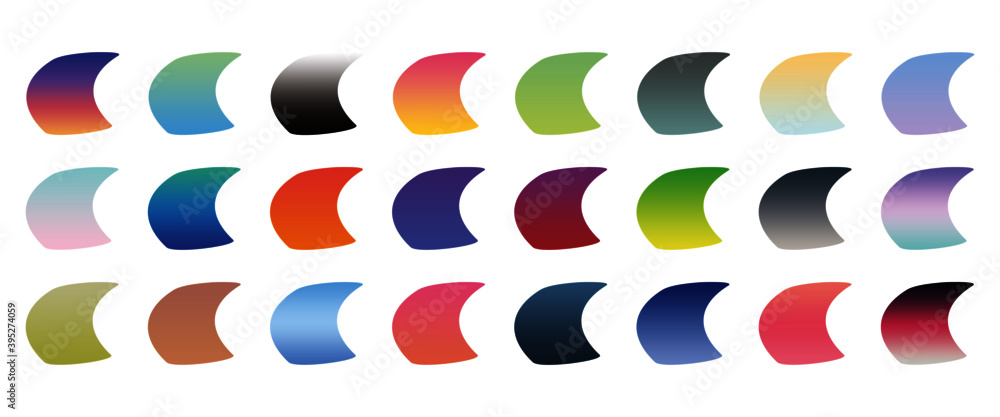 Bunte Farbkleckse isoliert auf weißen Hintergrund