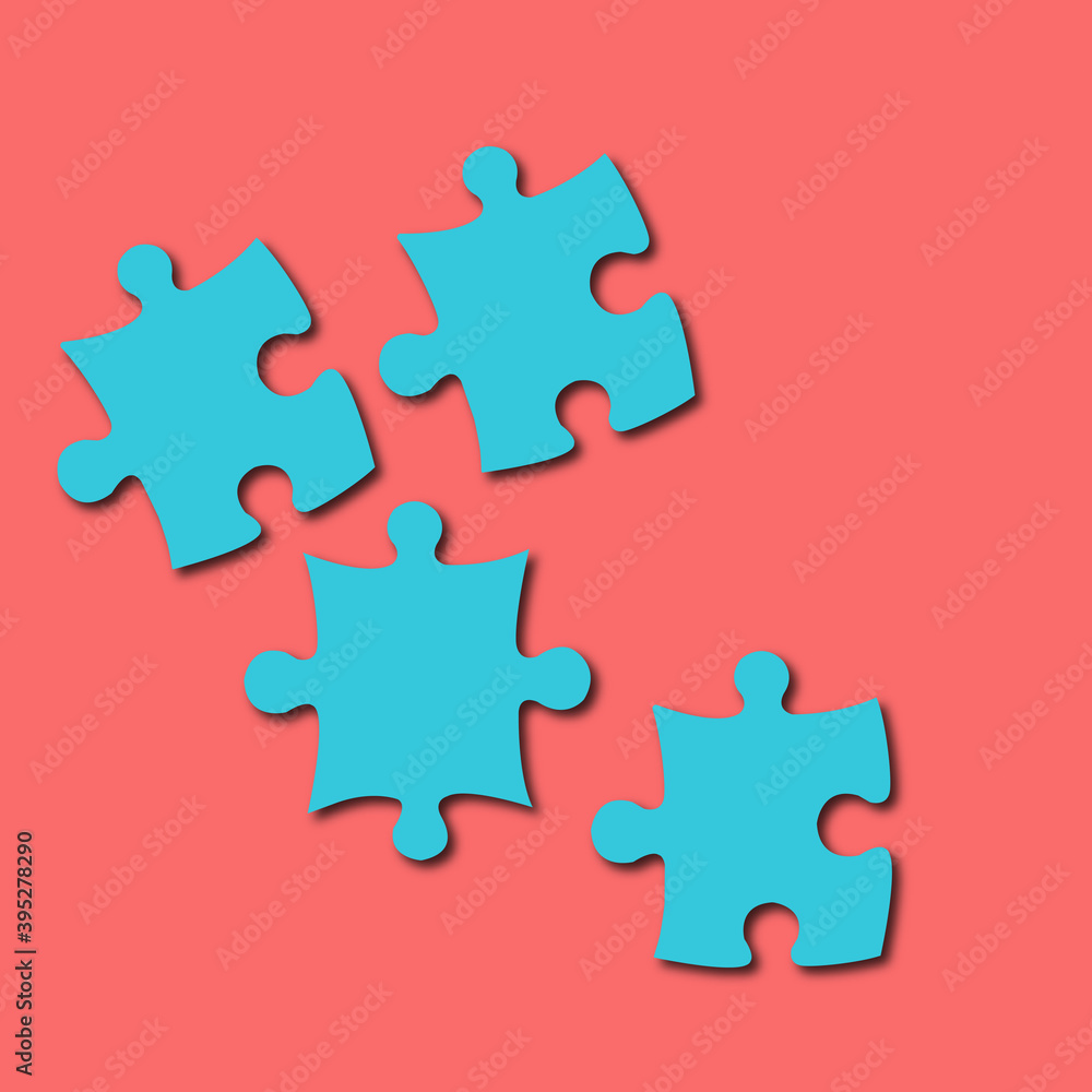 blue puzzle over backround with missing pieces. Incomplete elements, blue puzzle over backround with missing pieces. Incomplete elements,