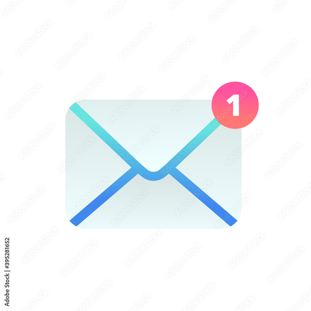 New incoming message flat icon, Email Mobile notification. New e-mail sign. Social network, sms chat, spam, new mail vector symbol for website, landing design, app, advert New incoming message flat icon, Email Mobile notification. New e-mail sign. Social network, sms chat, spam, new mail vector symbol for website, landing design, app, advert