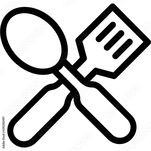 
Cutlery Flat Vector Icon
