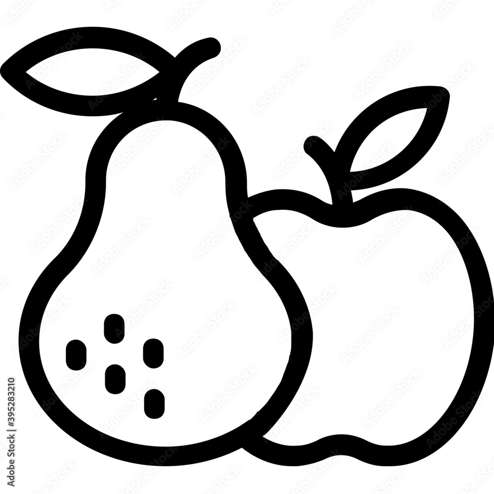 
Pear Flat Vector Icon
