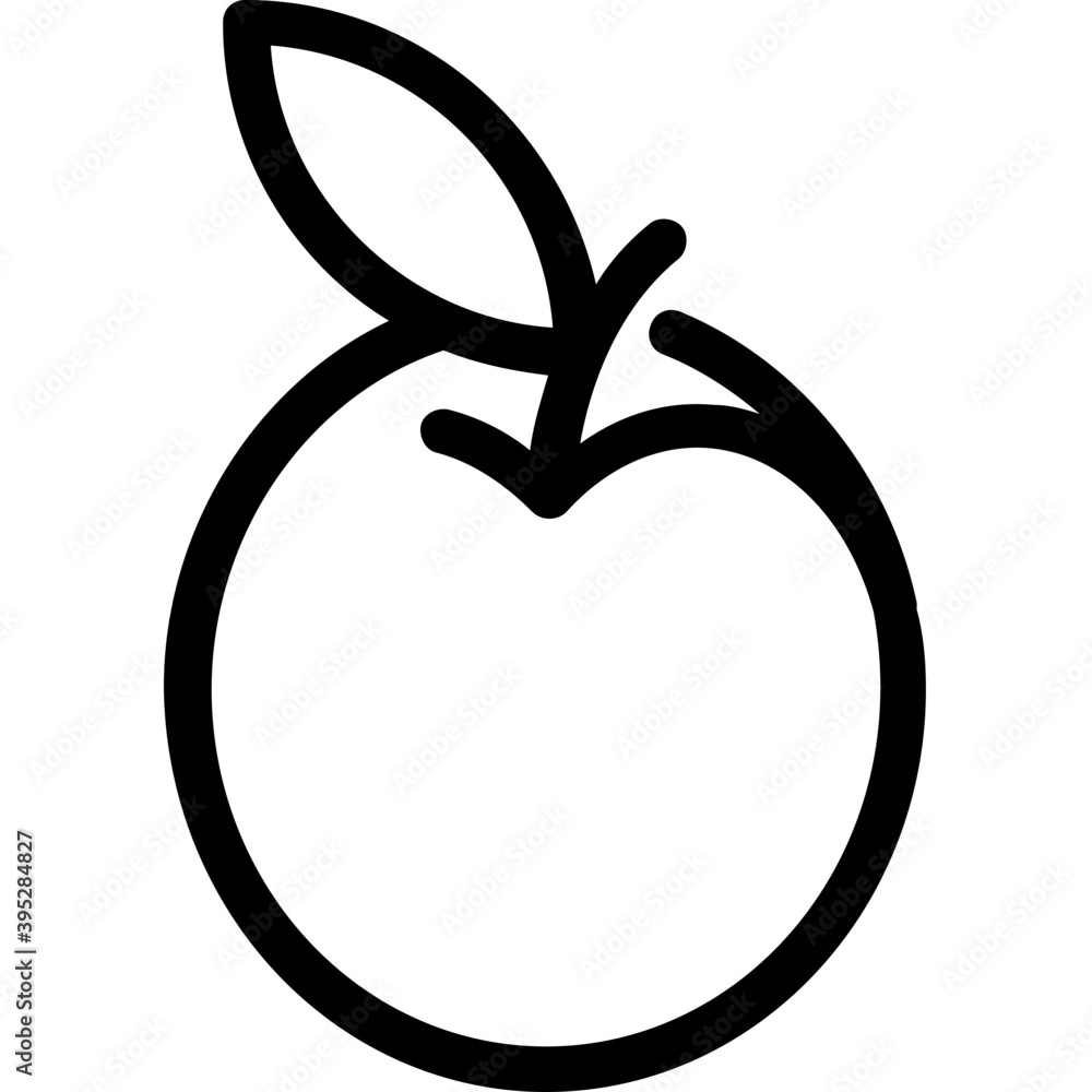 
Apple Flat Vector Icon
