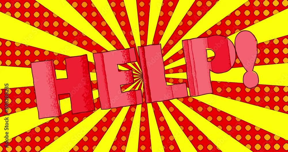 Send Help Background Background stylized as a cartoon or child's drawing with the ...