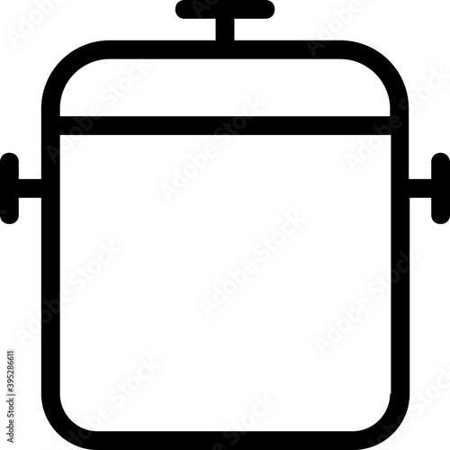 
Cooking Pot Flat Vector Icon
