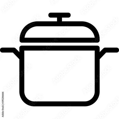 
Cooking Pot Flat Vector Icon
