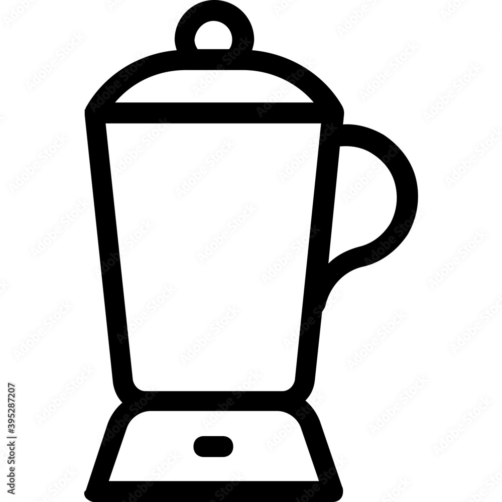 Obraz premium Jug Flat Vector Icon 