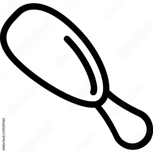 
Drumstick Flat Vector Icon
