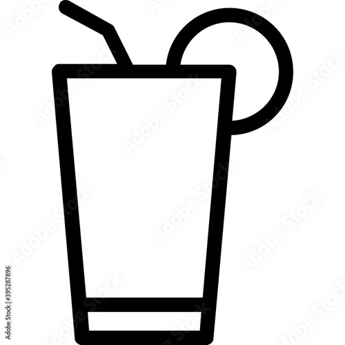 
Cold Drink Flat Vector Icon
