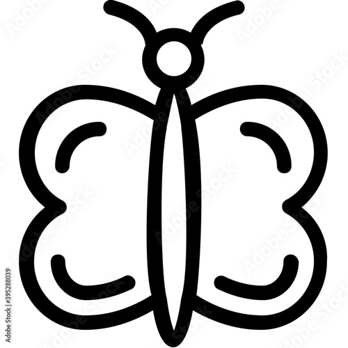 
Butterfly Vector Line Icon 
