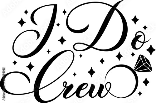 I do crew isolated on the white background. Vector illustration