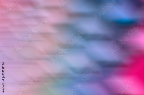 Beavertail blurred neon background. pastel