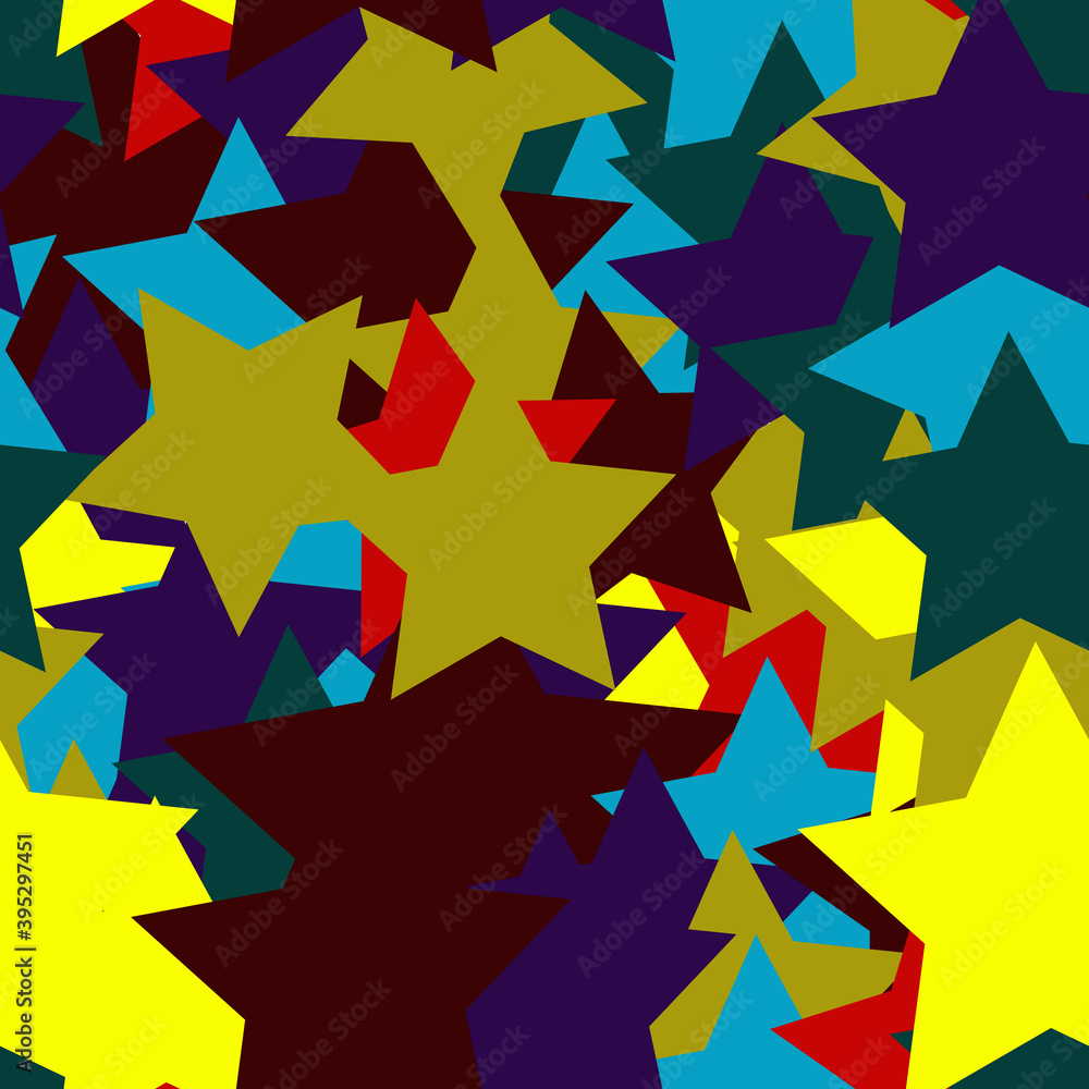 Seamless multicolored pattern abstraction Seamless multicolored pattern abstraction