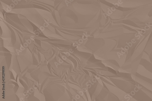 crumpled brown paper background close up