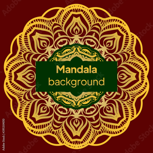 luxury ornamental mandala design background. vector illustration
