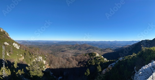 Risnjak national park in Croatia landscape