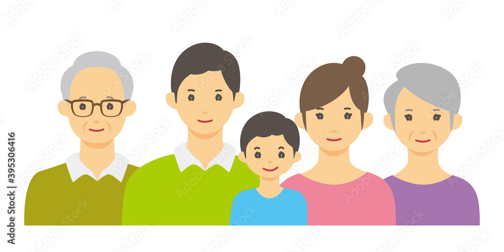 家族のイラスト