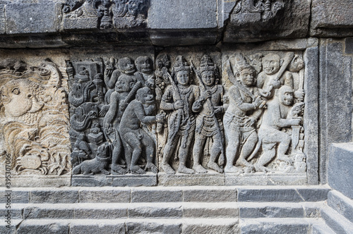 Prambanan or Rara Jonggrang is a 9th-century Hindu temple compound in Yogyakarta, Indonesia