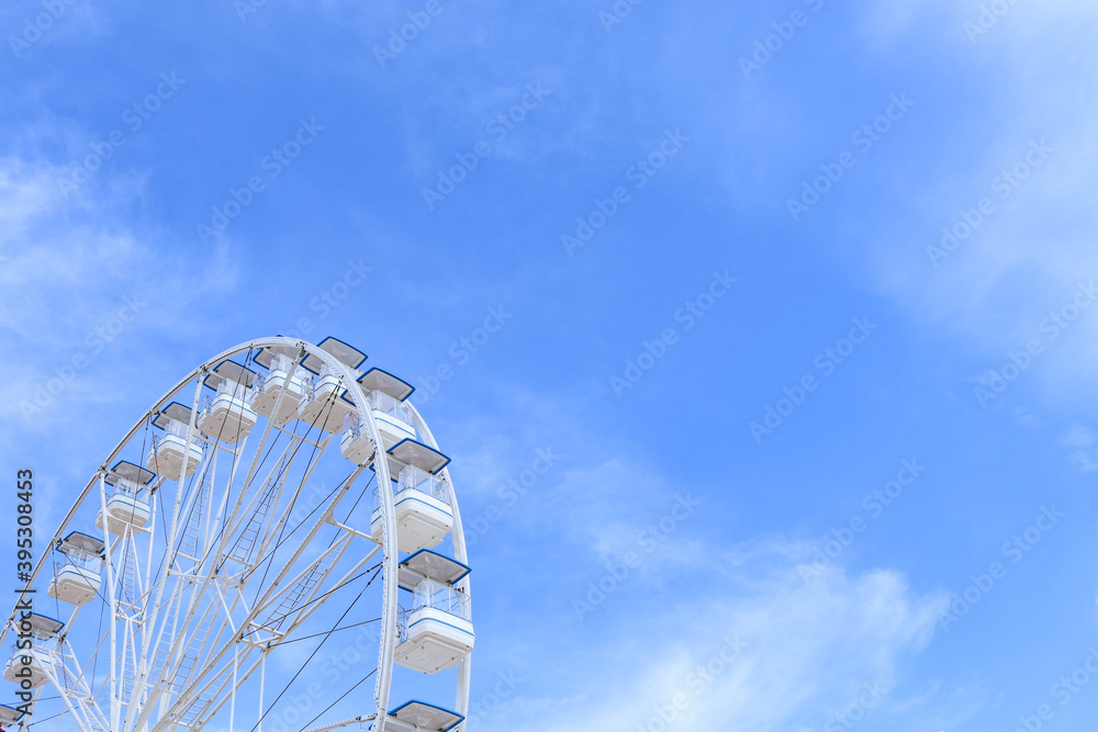 ferris wheel on a sky ferris wheel on a sky