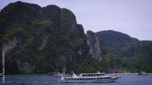Wallpaper Mural View from boat of amazing limestone cliffs, Thailand Torontodigital.ca