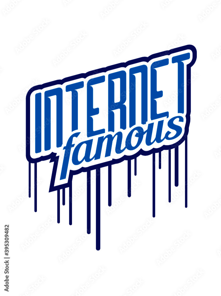 Fototapeta premium Graffiti Internet Famaous 