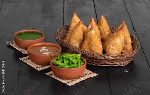 Street Food Samosa photo