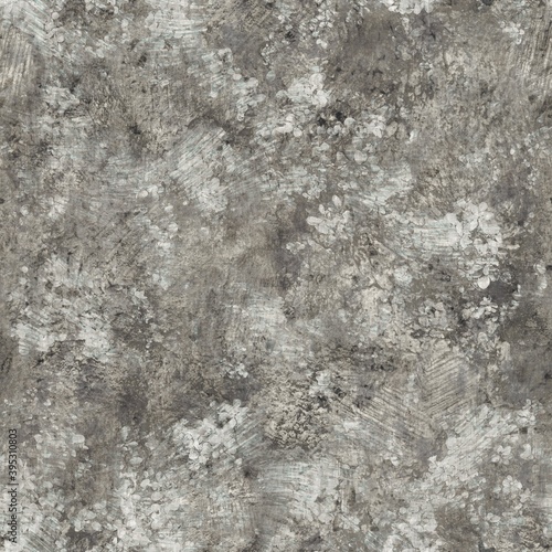 Seamless Pattern Beige Brown Tan Aged Old Grungy Dirty Design. High quality illustration. Detailed worn messy stained wrinkled tough surface material.