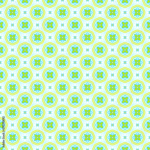 Abstract Pastel Floral Pattern