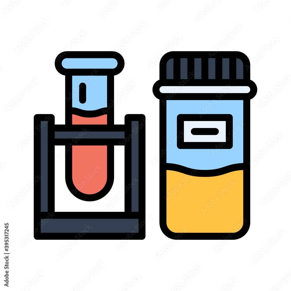 sickness and disease related vaccine bottles vectors with editable stroke,