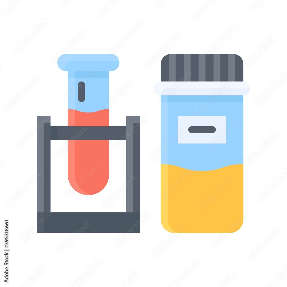 sickness and disease related vaccine bottles vectors in flat style,