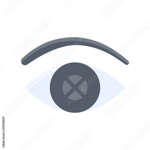 Obraz na płótnie sickness and disease related humen blind eye disease vectors in flat style, w salonie