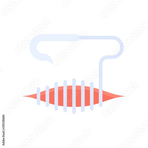 Obraz na płótnie sickness and disease related medical tool vectors in flat style, w salonie
