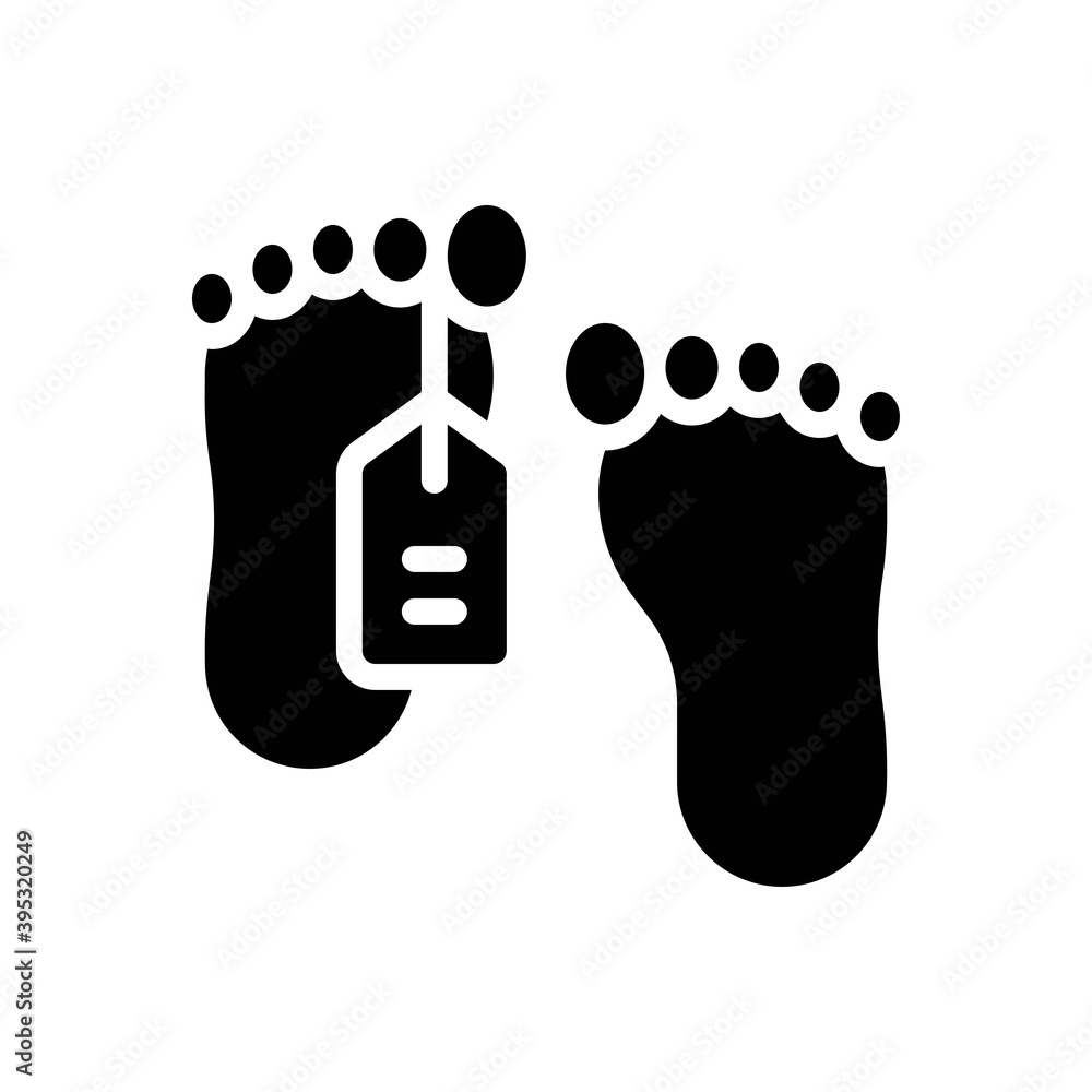sickness and disease related patient with death tag vectors in solid design,