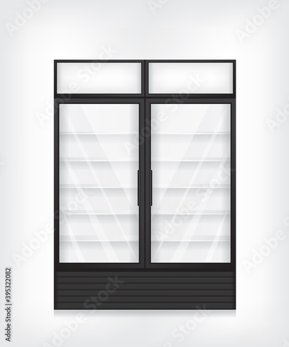 Commercial refrigerator with two door