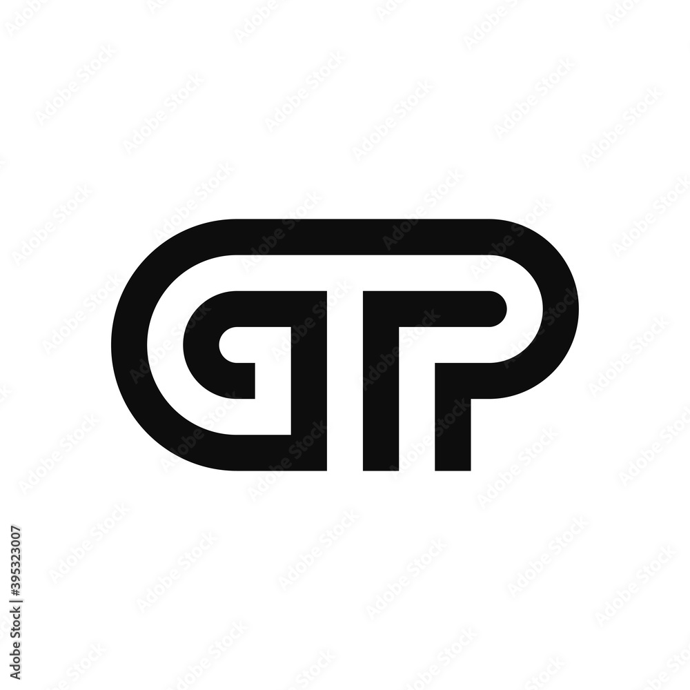 Letter GP initial logo design template Letter GP initial logo design template