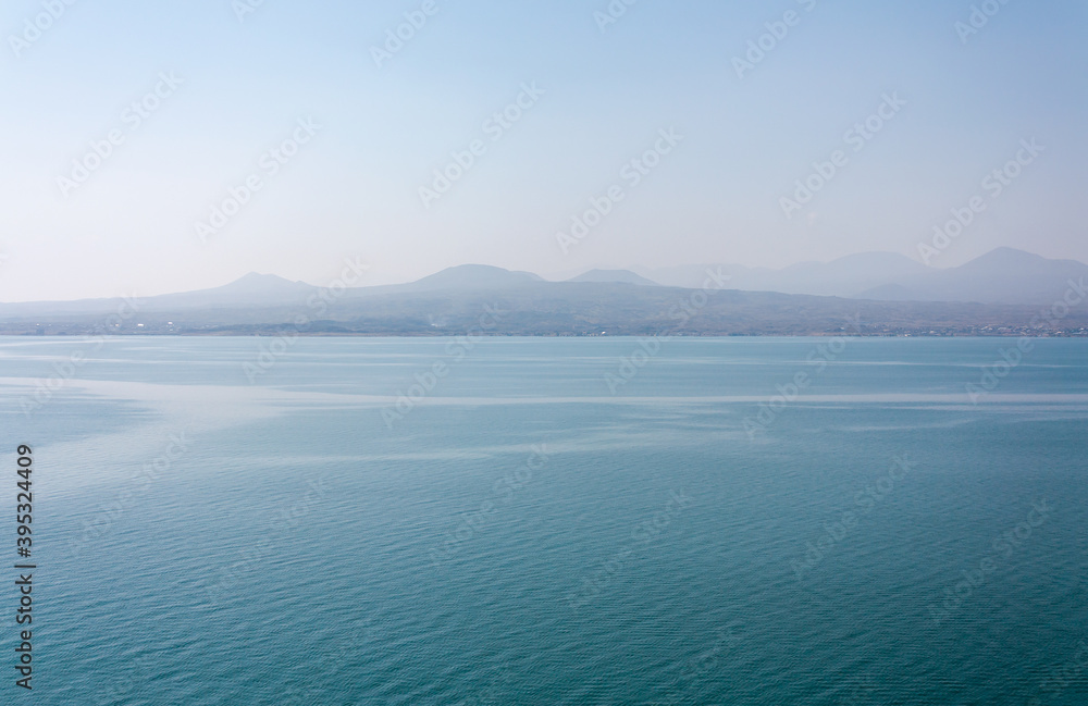 Armenia. View of Lake Sevan from Sevanavank Peninsula Armenia. View of Lake Sevan from Sevanavank Peninsula