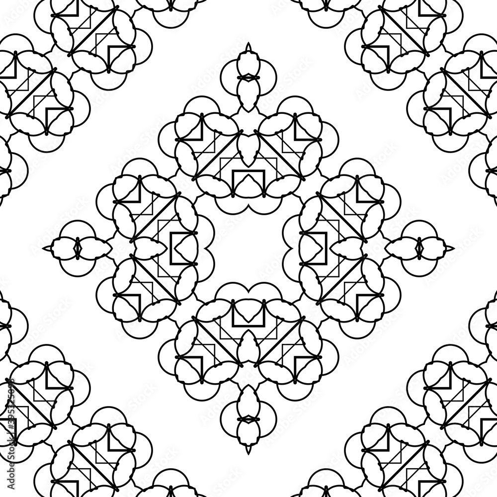 Design seamless decorative lacy pattern Design seamless decorative lacy pattern