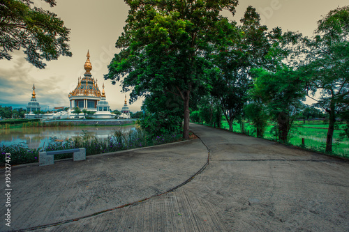 Wat Thung Setthi is one of the most beautiful sculptures in Thailand, Tambon Phra Lap, Amphoe Mueang Khon Kaen, Changwat Khon Kaen, Thailand. photo