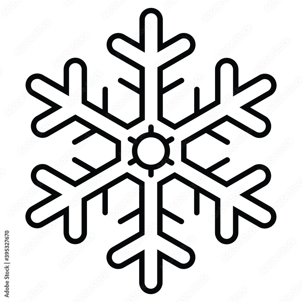 snowflake freeze winter icon vector snowflake freeze winter icon vector