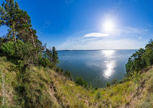 cliff in Usedom at Glitz with view to the baltic sea