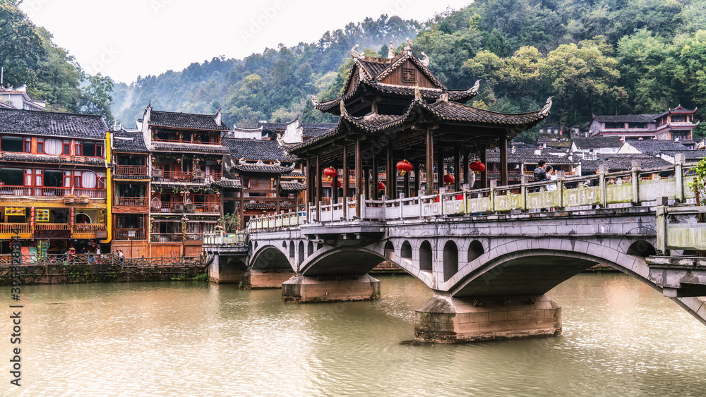 Obraz premium Beautiful scenery of Fenghuang ancient town
