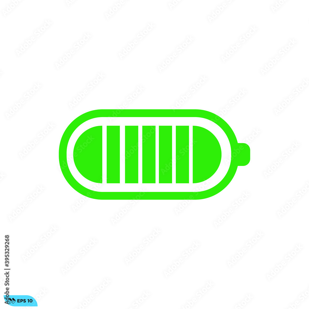 Icon vector graphic of Battery model, good for template web mobile Icon vector graphic of Battery model, good for template web mobile