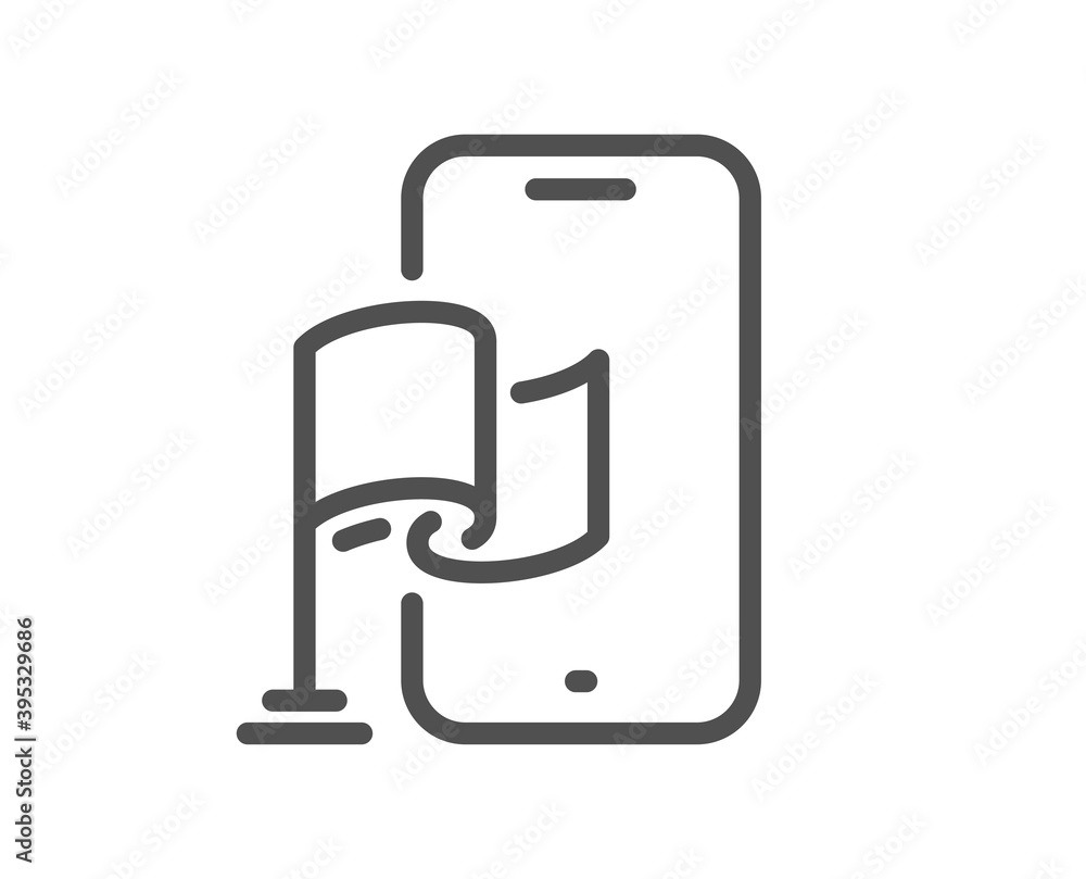 Location app line icon. Goal destination sign. Flag pointer symbol. Quality design element. Linear style location app icon. Editable stroke. Vector Location app line icon. Goal destination sign. Flag pointer symbol. Quality design element. Linear style location app icon. Editable stroke. Vector