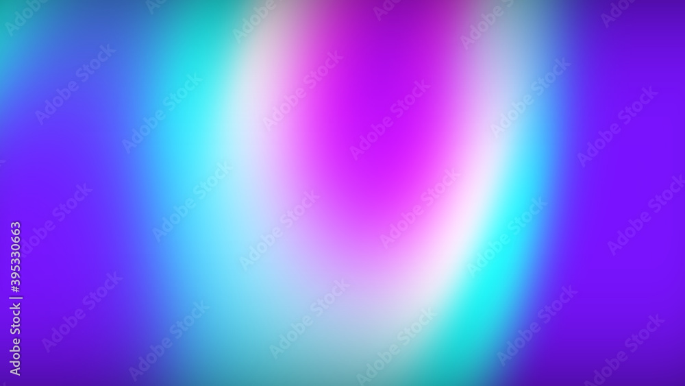 Colorful holographic foil background wallpaper with smooth rounded shapes