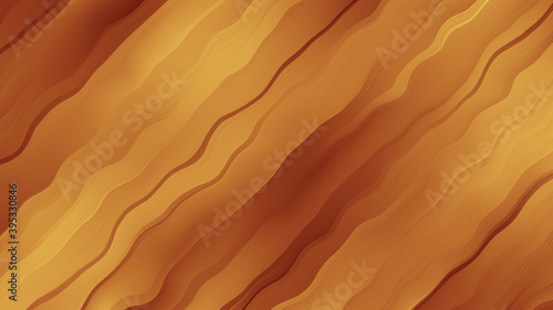 Dynamic yellow background with diagonal wood-like waves pattern © Proxa Videx