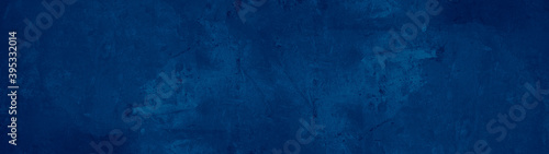  Dark black phantom blue stone concrete paper texture background banner panorama