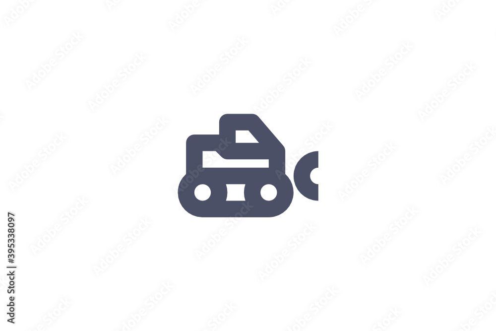 Bulldozer Construction Icon Illustration
Bulldozer Construction Icon Illustration
