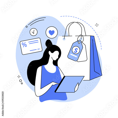 Consumer motivation abstract concept vector illustration. Motivation in consumer behaviour, sale growth strategy, identification theory, buyer personality, types of needs abstract metaphor.