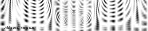 Abstract halftone wave dotted background