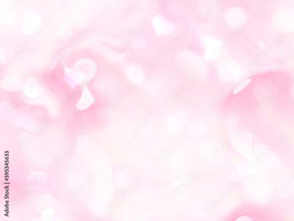 Pink background with bokeh,romantic wallpaper